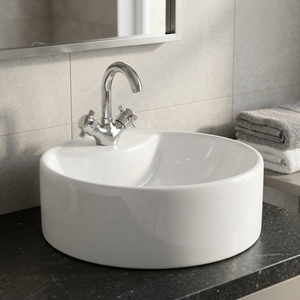 Modern Deep Countertop Wash Basin Premium Ceramic Stone Look Bathroom Vanity Sink OEM Custom Design - Product Image 5