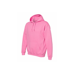 <b>Pink</b> Hooded <b>Sweatshirt</b> Regular Fit Cotton Fleece Casual Autumn Pullover With Pocket Unisex - Product Image 6
