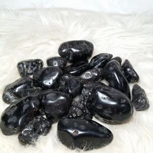 Vente en gros de pierres précieuses naturelles de haute qualité en jaspe Agnimanitite d'Indonésie, forme roulée, cristal de guérison, 20-30 mm - Product Image 3