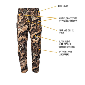 Unisex Breathable Winter Waterproof Soft <b>Shell</b> Rib Stop Hunting Hiking Camouflage Multi-Pocket Worker Duty Pants - Product Image 3