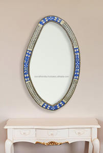 Miroir moderne en incrustation d'os, fabrication directe d'usine, pour salle de bain ou décoration murale de mariage, fait main, disponible au meilleur prix - Product Image 2