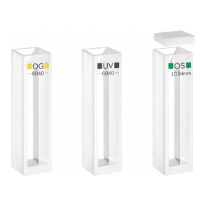 Copa de Muestra HELLMA de Celdas Semi-Micro de Cuarzo o Vidrio, 550 mm de Vía Óptica para Espectrofotómetros - Product Image 3