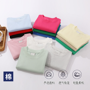 เสื้อยืดแขนสั้นทรงปกติ ผ้าคอตตอน 100% น้ำหนัก 220 กรัม แบบถักลายตัวอักษร สกรีนโลโก้ตามสั่ง ขายส่ง สำหรับผู้หญิงและผู้ชาย - Product Image 3