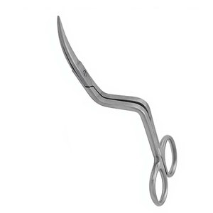 Ciseaux à double courbure pour broderie machine, 6 pouces, manche courbé professionnel, acier inoxydable de qualité allemande, ensemble d'instruments de précision - Product Image 4