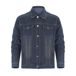 Chaqueta Vaquera Informal Ajustada de Alta Calidad para Hombre, Chaqueta de Mezclilla para Primavera - Product Image 1