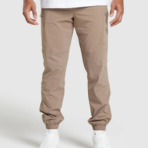 Pantalones Deportivos de Alta Calidad para Hombre, Corte Ajustado, Cintura Alta, para Entrenamiento Deportivo, Invierno, Casual, Moda, Suaves, Lisos, de Algodón Teñido - Product Image 4