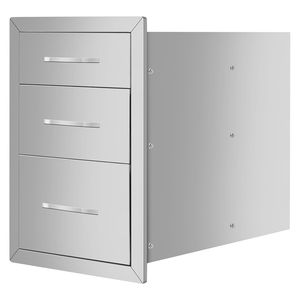 Armadietti con Cassetti Durevoli 45x58x58 cm per Cucina Esterna o Soluzione di Stoccaggio per Cortile - Product Image 1