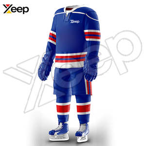 Uniforme de Hockey sobre Hielo de Poliéster Transpirable de Alta Calidad, Personalizado, Venta Caliente, Hecho en Pakistán - Product Image 2