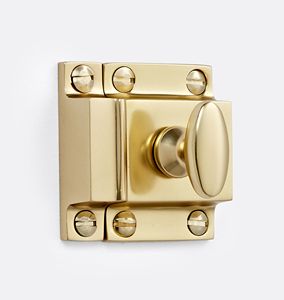 Excellent <b>brass</b> round cabinet latch <b>knob</b> Look Metal Door <b>Knobs</b> Durable for bedroom bathroom Modern or Classic <b>knob</b> Interior - Product Image 4