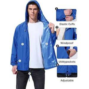 OEM Wholesale Custom Outdoor Eco-Friendly Thick Winter Windproof Waterproof Hooded Quilted <b>Jacket</b> for <b>Men</b> - Product Image 2