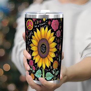 Gobelet isotherme en acier inoxydable 20oz à double paroi, personnalisable par sublimation, avec couvercle, pour café, thé, voyage - Product Image 3