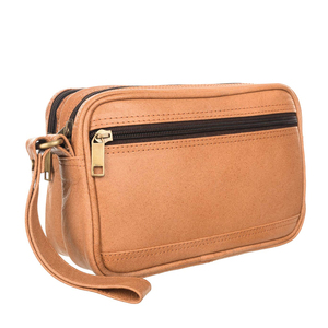 Custom Factory Wholesale Eco Friendly 12oz Canvas Cosmetic Bag Natural Unisex Linen Cosmetic <b>Makeup</b> Pouch Hemp Toiletry Bags - Product Image 1