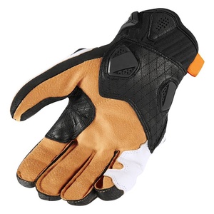 Gants de moto en cuir à doigt complet écran tactile gants de protection imperméables pour le sport Guantes Para Motos Racing - Product Image 4