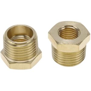 Raccord de raccordement pour réservoir d'eau en laiton, filetage mâle BSP, avec écrou de raccordement pivotant simple AOL-06 (SAE) # 130140) - Product Image 5
