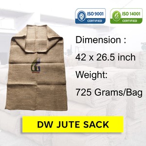 42x26.5 Inch 725g cocoa <b>jute</b> bags food-grade packaging sacos yute para cacao wholesale supplier Goodman Global Bangladesh - Product Image 2