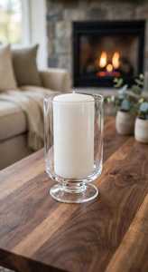 Vase en verre transparent côtelé résistant à la chaleur, support cylindrique pour fleurs, décoration de table pour Noël, la Saint-Valentin, la maison - Product Image 2