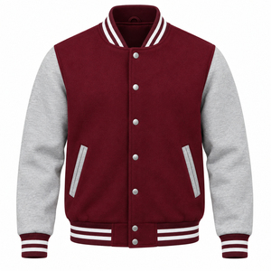 Nueva Chaqueta Varsity de Invierno para Hombre, 100% Lana, de Alta Calidad, con Logotipo Bordado Personalizado, con Capucha, Impermeable y Gruesa - Product Image 6