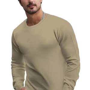 เสื้อยืดพรีเมียมผู้ชายรุ่นที่ดีที่สุดปี 2026 ผ้าเจอร์ซีย์คอตตอน 100% แขนยาว สไตล์สตรีทแวร์ลำลอง พิมพ์ลาย 3 มิติ - Product Image 1