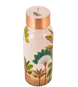 Tropical Printed <b>Copper</b> Water <b>Bottle</b> Designer Ayurvedic <b>Drinking</b> <b>Bottle</b> Leakproof Reusable <b>Copper</b> Flask Gift - Product Image 2