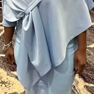 แจ็คแอนด์จิลผ้าคลุมไหล่สีฟ้าอ่อนสำหรับผู้ใหญ่ ผ้าพันคอแฟชั่นน้ำหนักเบา นุ่มสบาย สง่างาม เหมาะสำหรับงานปาร์ตี้อย่างเป็นทางการ เครื่องประดับสำหรับผู้หญิงที่มีสไตล์ - Product Image 6