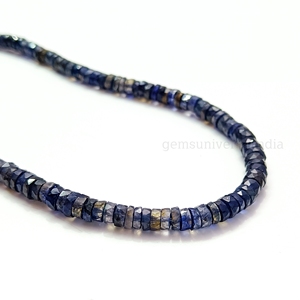 Natural Iolite Faceted Heishi Tyre Gemstone <b>Necklace</b> <b>Opal</b> Beaded <b>Necklace</b> For Girls Women Handmade Jewelry From Manufacturer - Product Image 6