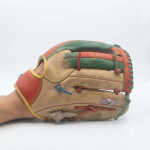 Gant de baseball en cuir H-Web pour droitier, doigts entiers, pour outfield, adulte, toutes saisons, antidérapant, fermeture à enfiler, gant pour jeune joueur d'infield - Product Image 5