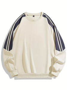 Men's Loose-Fitting Casual Sports Suits 2-Piece Set Sweatshirt Sweatpants 100% Cotton Fleece 380g Quick Dry Winter Sportswear - Product Image 3