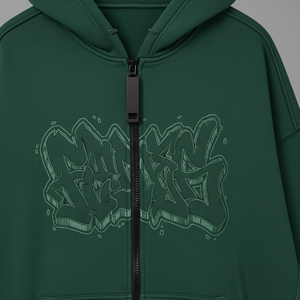 Custom Rhinestone Embroidery Hoodie Acid Wash Oversized Streetwear Heavyweight Hoodie - Product Image 4