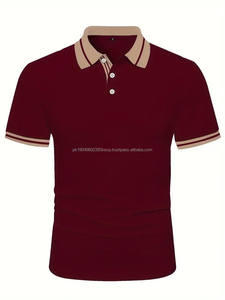 Men's Trendy Knitted <b>Short</b> <b>Sleeve</b> <b>Button</b>-<b>Up</b> for <b>Shirt</b> with Quick Dry for Summer Daily Use Golf Tennis Outdoor Sports & Stylish - Product Image 3