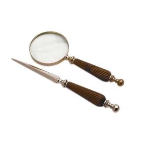 2025 nouveau Design Antique laiton indien artisanat loupe bonne qualité Vintage lecture métal Bronze couleur en gros - Product Image 2