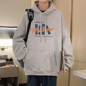 Sudadera con capucha gráfica extragrande personalizada, estilo vintage, con estampado en las mangas color morado empolvado, de corte holgado, estilo urbano, de tejido grueso - Product Image 2