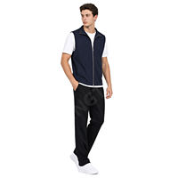 Chaleco Casual Ligero de Invierno para Hombre, Personalizado al por Mayor, Transpirable, Acolchado, Sin Mangas, con Múltiples Bolsillos, Resistente al Viento, para Exteriores