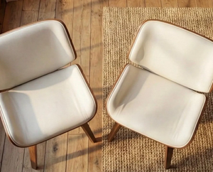 Wholesale Rental Metal Steel X Cross <b>Back</b> High Quality Vintage Stackable Rattan <b>Cushion</b> Wedding Party Room Cross <b>Back</b> Chair - Product Image 4