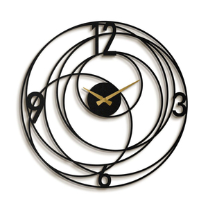 Classic Large Decorative Wall <b>Clock</b> With Modern <b>Silent</b> Metal Art <b>Clock</b> For Living Room Bedroom And Office Home Wall Decoration - Product Image 3