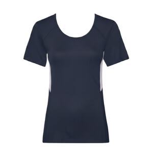 เสื้อเชิ้ตลำลองแขนสั้นทรงสลิมฟิตสำหรับผู้หญิง - Product Image 1