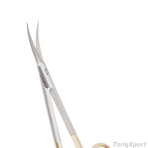 Ciseaux à ongles professionnels de haute qualité, durables, ciseaux à cuticules courbés, tranchants, en acier inoxydable et plastique, pour manucure et beauté - Product Image 2