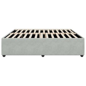 โครงเตียงไม้สีเทาอ่อน - Product Image 5