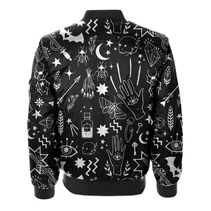 Premium Custom Heat-Transfer Printed Zipper Bomber <b>Jacket</b> <b>Thin</b> Camouflage Lightweight Polyester Athletic Wear Wholesale - Product Image 4