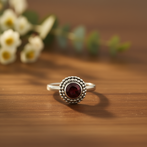 <b>Garnet</b> Fashion <b>Ring</b> (2.2 Grams) - Product Image 3