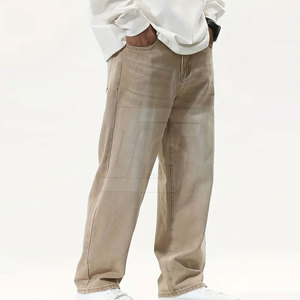 Pantalon ample et confortable pour homme, coupe droite décontractée, style streetwear quotidien, vêtements de mode en gros - Product Image 3