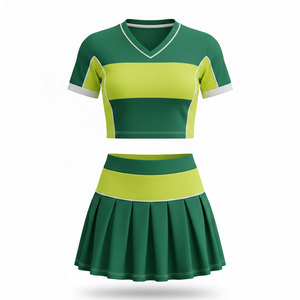 ชุดยูนิฟอร์มเชียร์ลีดเดอร์คุณภาพสูงสำหรับการแข่งขัน ออกแบบมาเพื่อความมั่นใจในการแสดงผลงานและการฝึกซ้อมในร่ม - Product Image 1