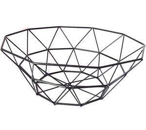 Panier créatif en fer pour fruits et légumes, design ajouré, pour collations de salon, panier en métal durable pour le rangement alimentaire - Product Image 3