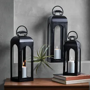 Best Prices Bulk Supply Silver Iron Customized Colour Size Handmade Decorative Craft <b>Tealight</b> Lantern <b>Holder</b> Ambiance Home - Product Image 2