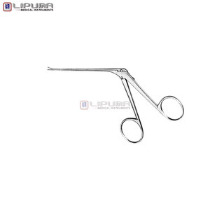 Mini forceps micro-auriculaires Mcgee Alligator, instrument chirurgical avec mâchoire dentée de 3,5 mm x 0,6 mm, instruments médicaux droits - Product Image 2