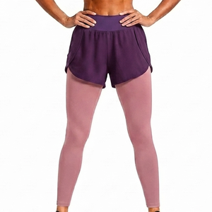 Performance lightweight <b>Legging</b> With Shorts breathable custom personalized Custom Fit Elastic Waist <b>Yoga</b> <b>Legging</b> For Women's - Product Image 1