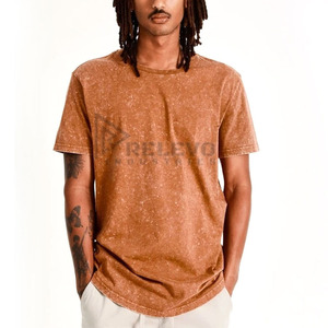 เสื้อยืดฤดูร้อนแบบกำหนดเอง เสื้อยืดลายฟอกสี เสื้อยืดเปล่าขายส่ง เสื้อยืดฟอกสีแบบดิสเทรสคุณภาพสูง เสื้อยืดผู้ชายแบบสั่งทำพิเศษ - Product Image 6
