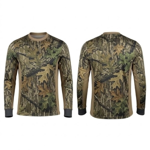 Camisa de Caza de Manga Larga para Hombre, Camuflaje, Transpirable, Poliéster, Ropa de Otoño para Actividades al Aire Libre - Product Image 4