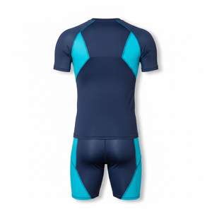 Ensemble de vêtements de sport pour hommes, uniforme de compression à haute élasticité personnalisé, vêtements de musculation, vêtements de sport respirants - Product Image 3