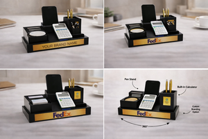 Solid Wood Personalized Promotional Office Table <b>Top</b> for Mother's Day & Father's Day - Product Image 2