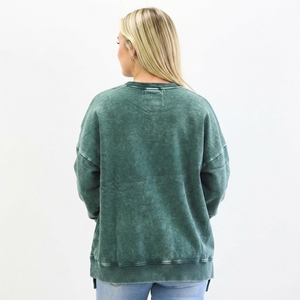Sudadera para Mujer al por Mayor con Lavado Ácido, Colección Premium Vintage con Personalización de Marca, Servicio OEM, Fabricante - Product Image 6
